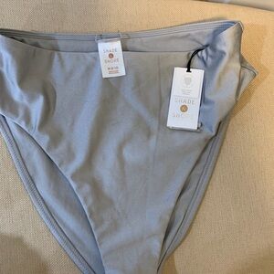 Shade & Shore Women's Light Gray Bikini Bottoms